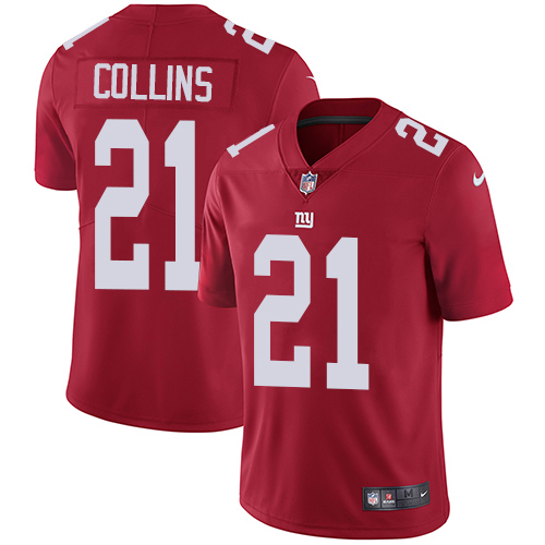 Nike Giants #21 Landon Collins Red Alternate Youth Stitched NFL Vapor Untouchable Limited Jersey - Click Image to Close